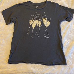 J. Crew Bubbles Graphic T